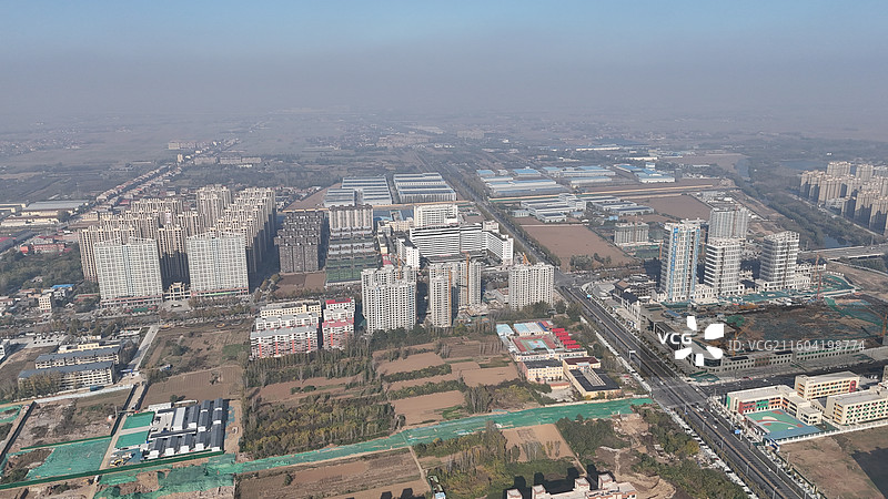 邯郸大名县航拍图片素材