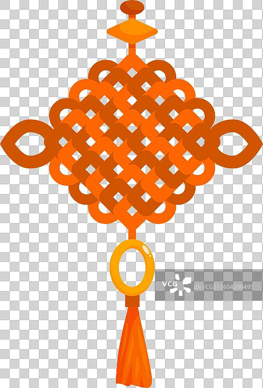 悬挂的中国结饰品图片素材