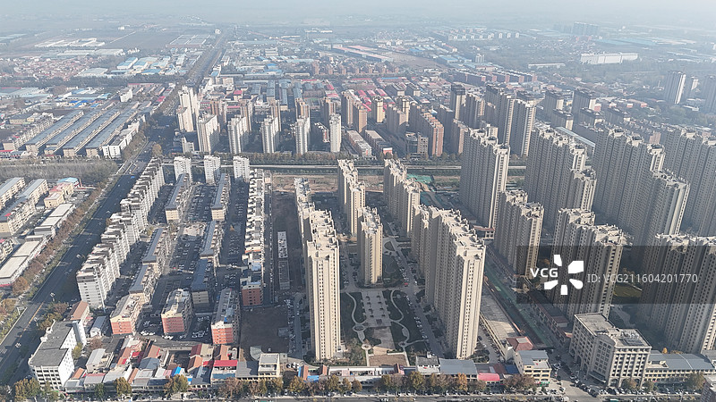 邯郸大名县航拍图片素材