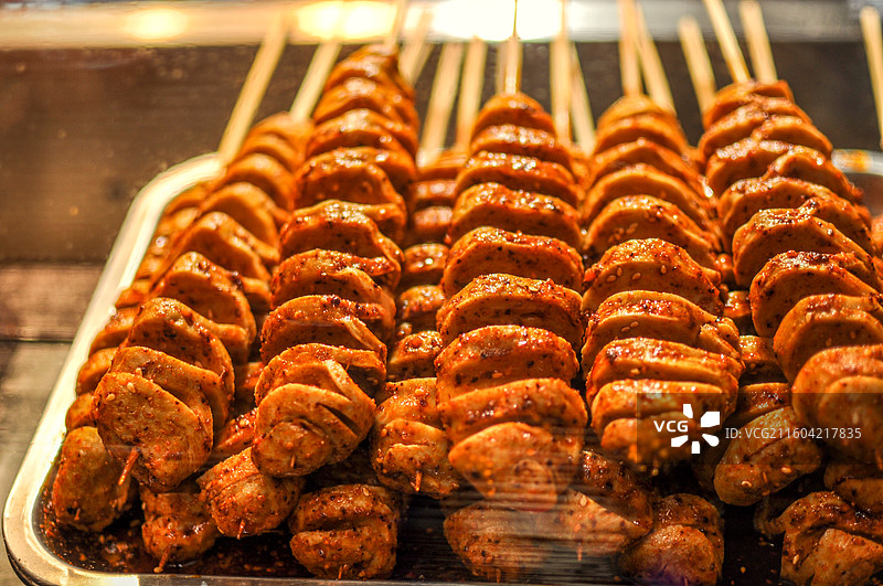 香辣烤面筋（宁夏怀远夜市）图片素材