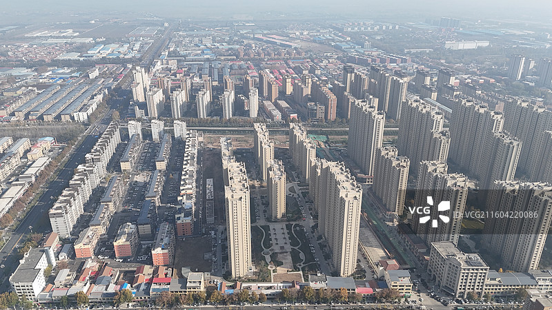 邯郸大名县航拍图片素材