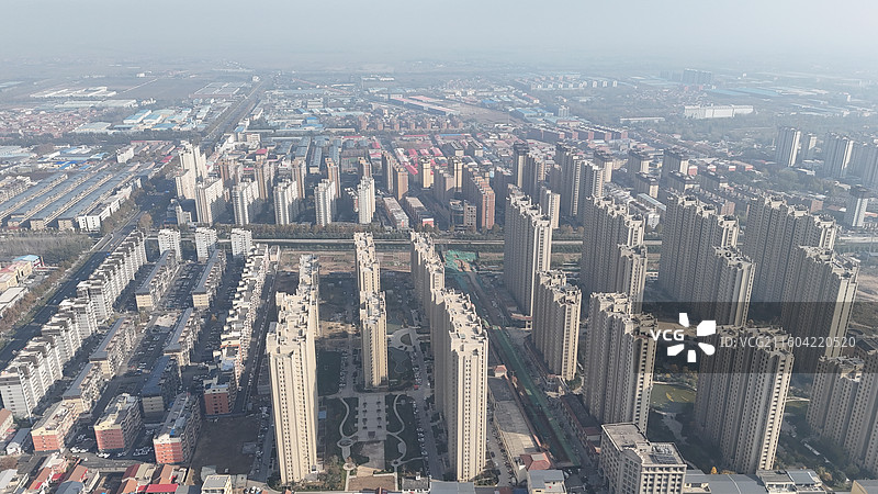 邯郸大名县航拍图片素材