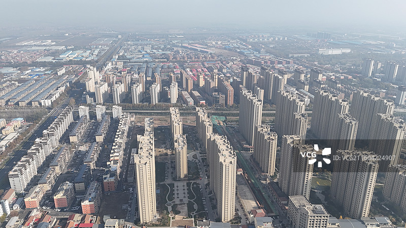 邯郸大名县航拍图片素材