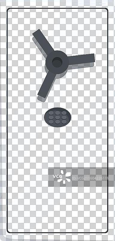 保护贵重物品的钢制保险箱图片素材