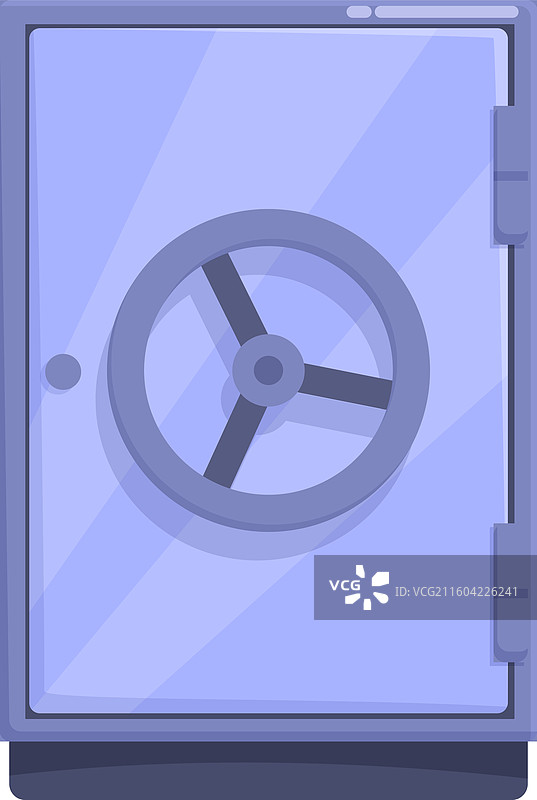 带密码锁的大保险箱存放着钱财图片素材