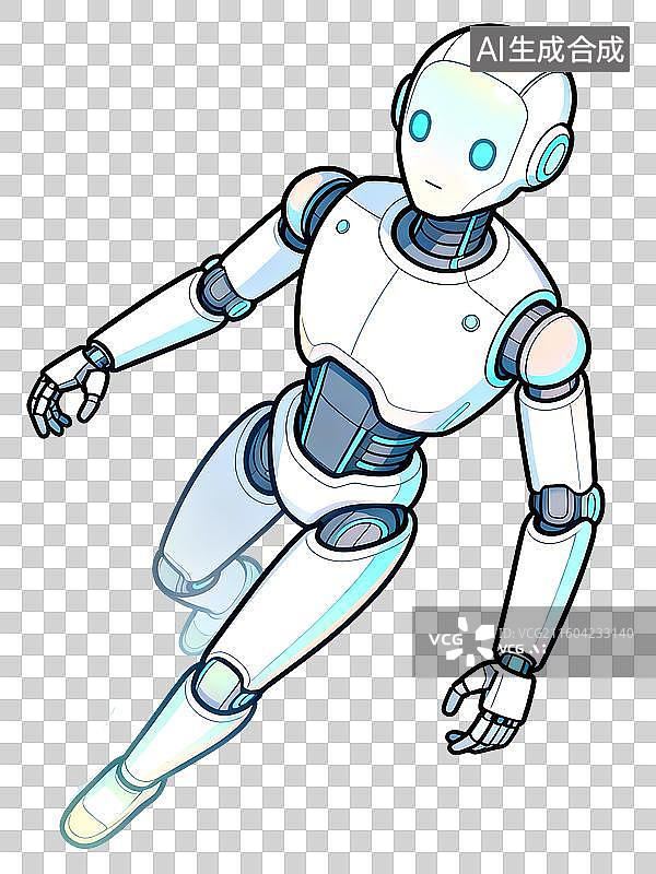 【AI数字艺术】免扣人工智能纳米机器人元素图片素材