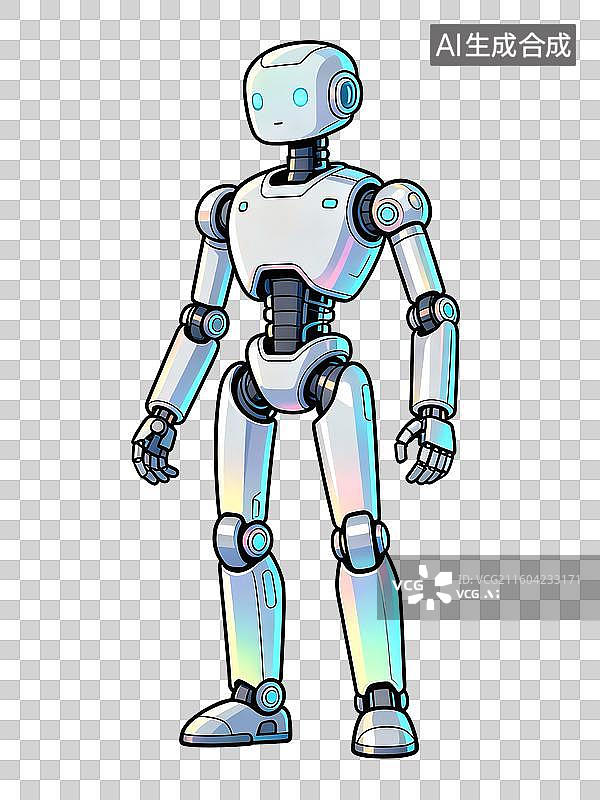 【AI数字艺术】免扣人工智能纳米机器人元素图片素材