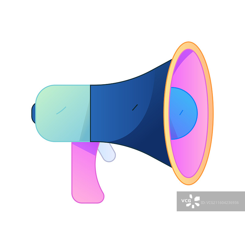 手机应用通知消息提醒矢量扁平渐变插画 警示信息安全素材图片素材