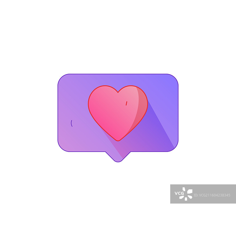 社交媒体网络互动友谊关系矢量扁平渐变插画 在线沟通素材图片素材