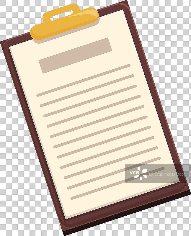 空白纸的剪贴板已准备好记录图片素材