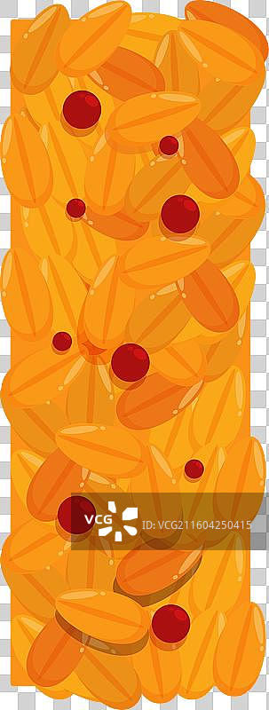 字母 i 由谷物构成图片素材