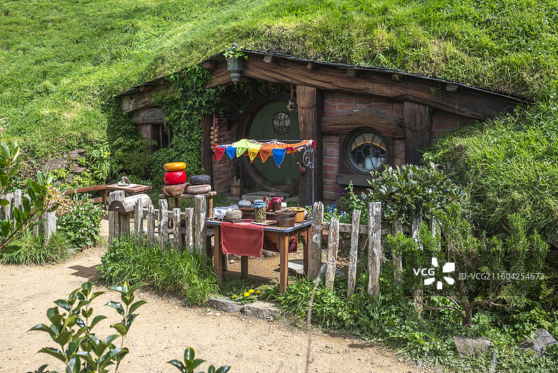 霍比特人村图片素材