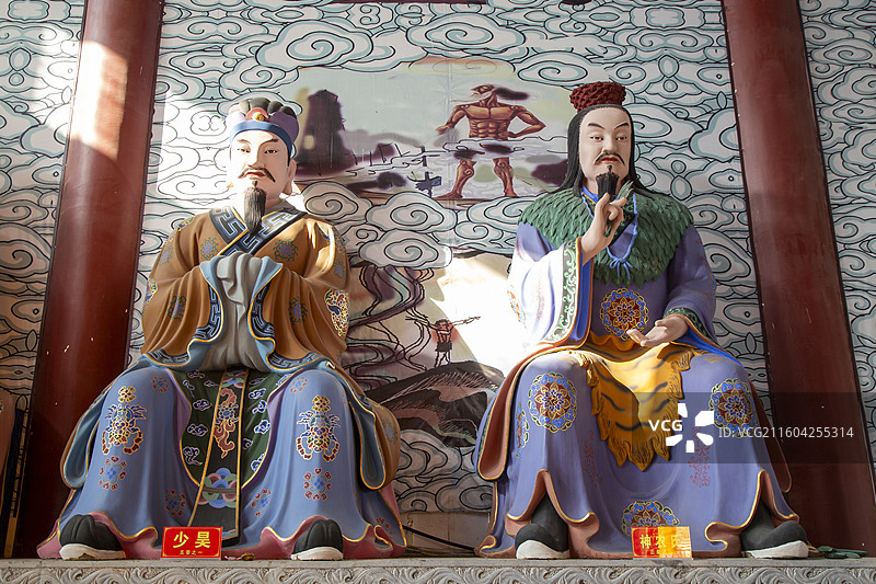 河北青县盘古寺风光图片素材