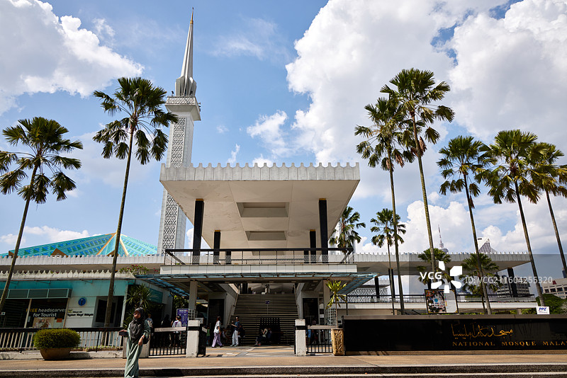 马来之旅（吉隆坡国家清真寺）图片素材