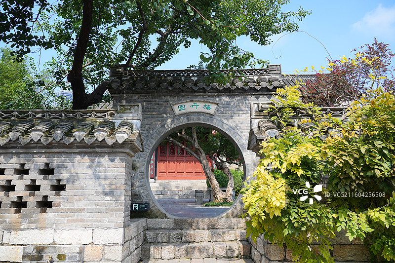 江苏省徐州市户部山古民居景区余家大院    户部山古建筑群图片素材