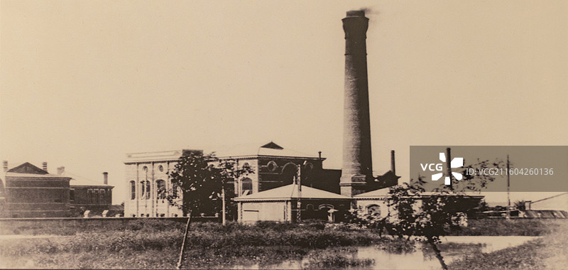 1910年 滨江道发电所 天津博物馆图片素材