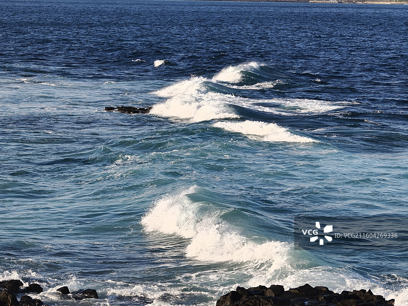 韩国济州岛牛岛海景图片素材