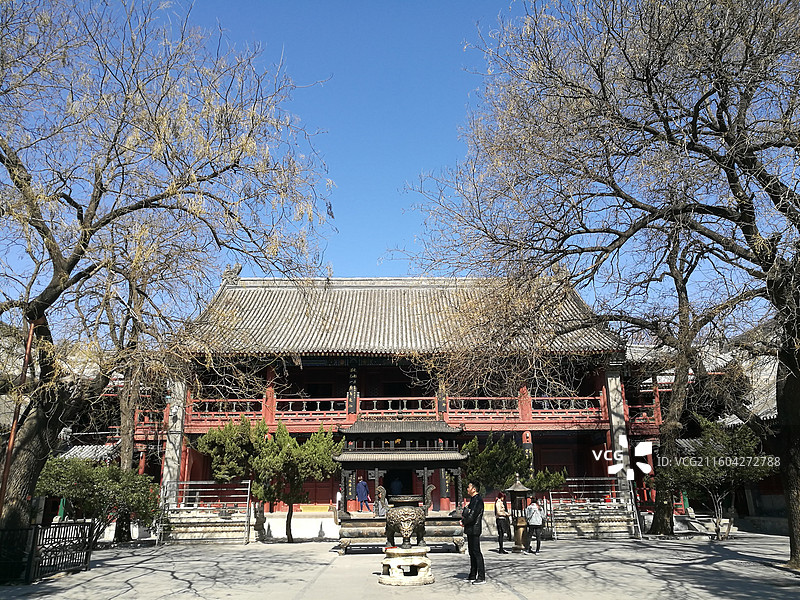 北京市北京白云观三清阁四御殿图片素材