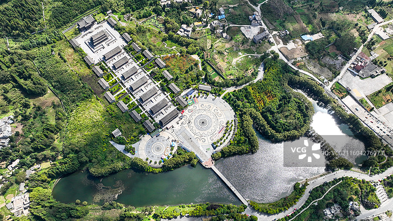 贵州省毕节市大方县，贵州宣慰府景区风光图片素材