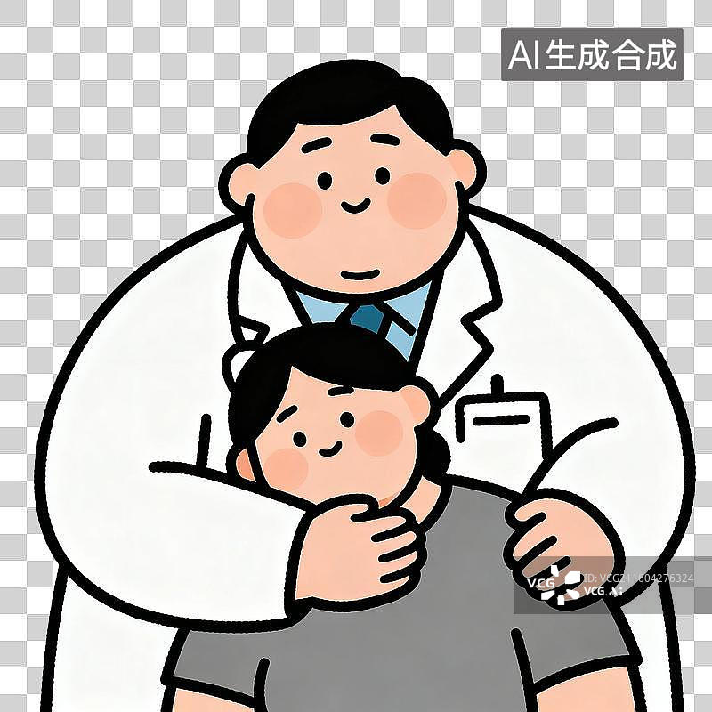 【AI数字艺术】医生为患者进行医疗检查图片素材