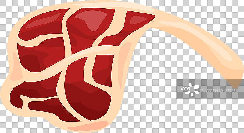 新鲜的红肉排，展示了其丰富的纹理细节图片素材