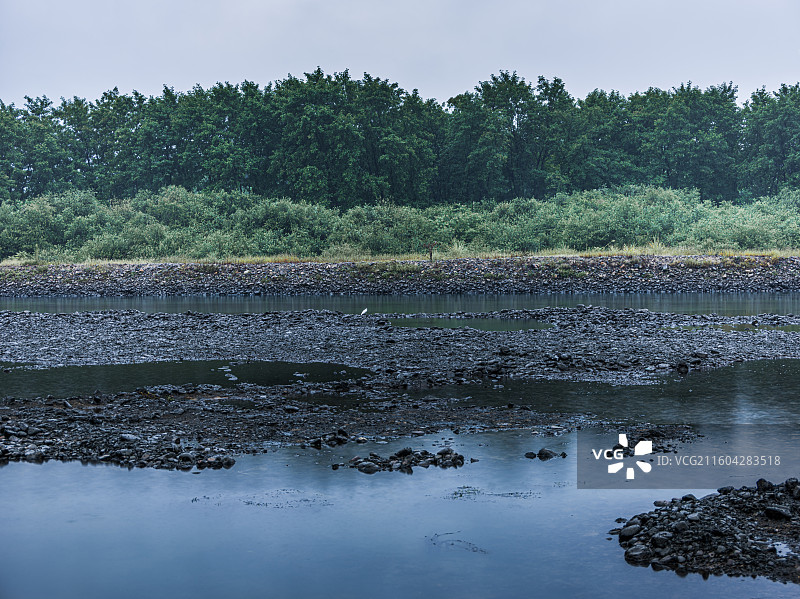 安徽省宣城市泾县桃花潭镇查济山水静谧之韵图片素材
