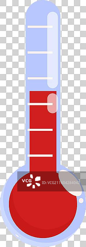 显示高温的医用体温计图片素材