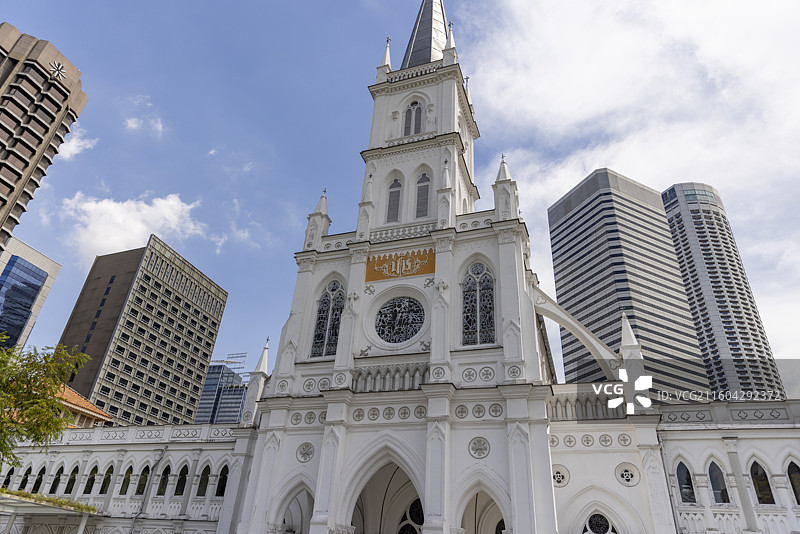 新加坡赞美广场CHIJMES修道院图片素材