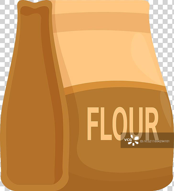 站立的装满面粉的纸袋图片素材