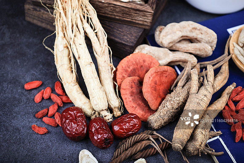 中国传统文化中医中草药材图片素材