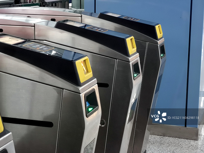 北京地铁闸机口图片素材