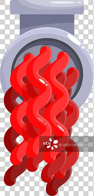 家用绞肉机制作新鲜香肠图片素材