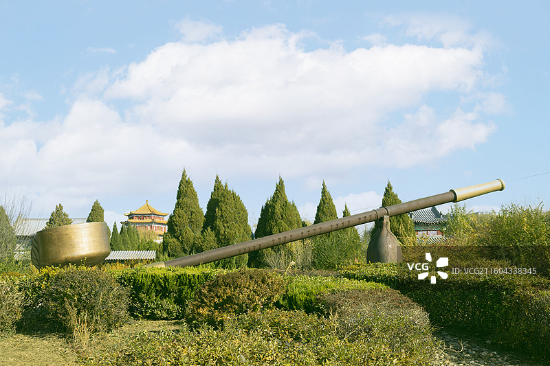 河北省沧州市沧县“纪园”景区风光图片素材