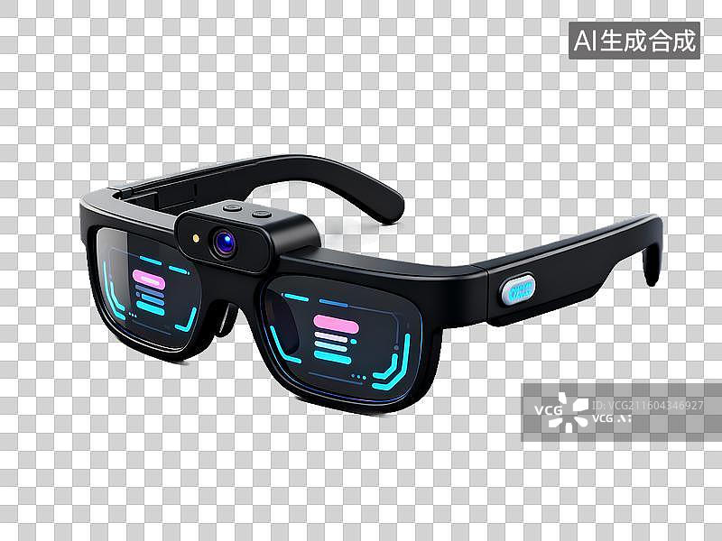 【AI数字艺术】科技主题 智能增强现实眼镜图片素材