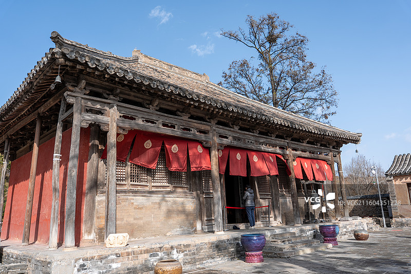 北京门头沟斋堂镇灵岳寺图片素材