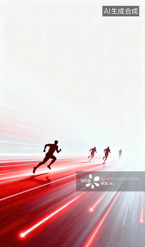 【AI数字艺术】竞速追光・热血奔袭图片素材