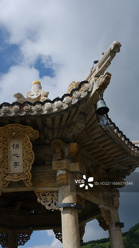 五台山黛螺顶图片素材