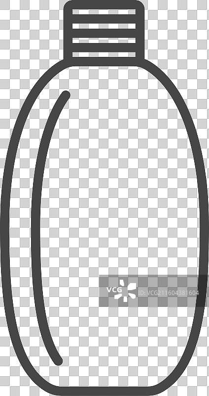 美容化妆品和护理瓶罐图标图片素材