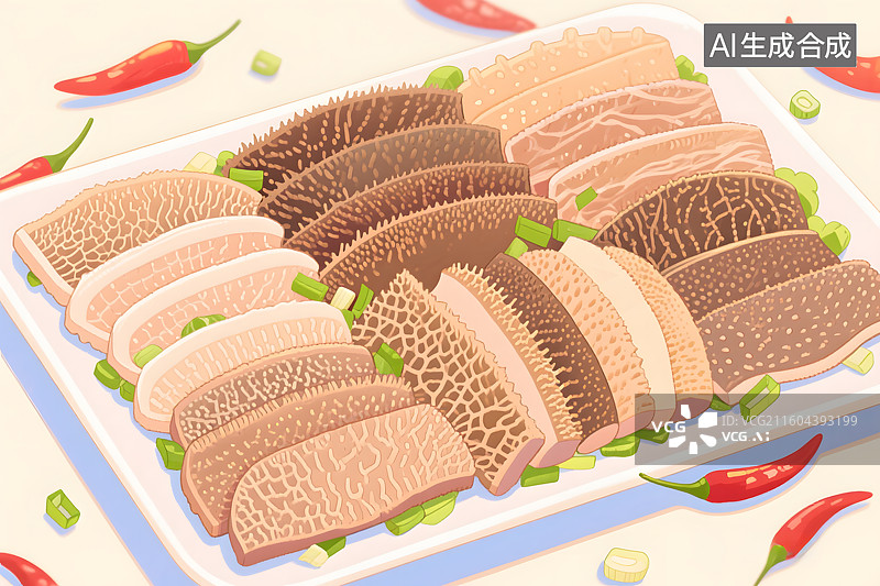 【AI数字艺术】火锅食材拼盘图片素材