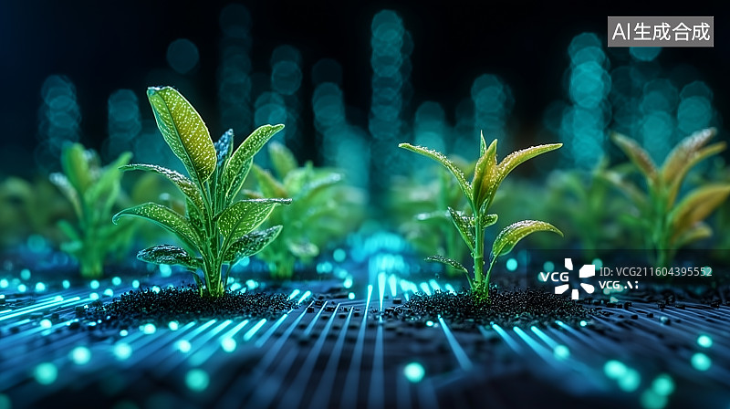 【AI数字艺术】智慧农业智能化管理图片素材