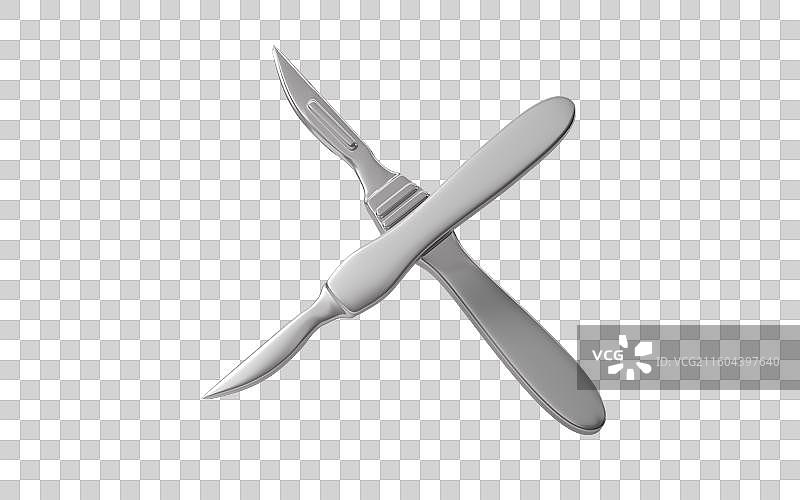外科手术器具3D渲染图片素材