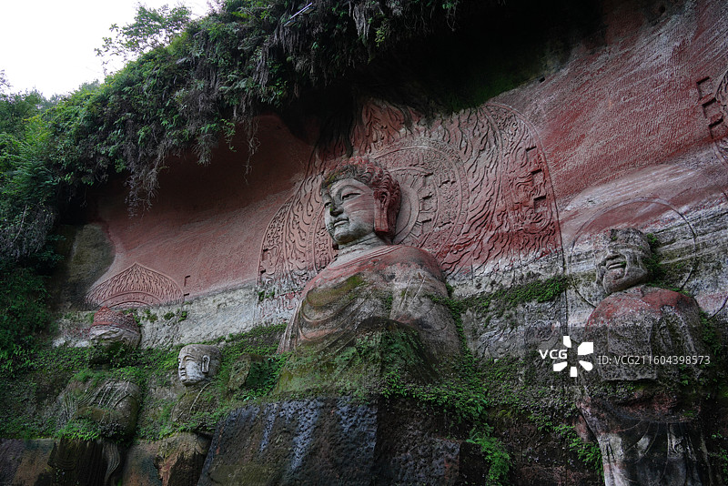 四川乐山大佛东方佛都佛像图片素材