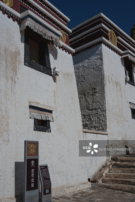 秋天的五当召图片素材