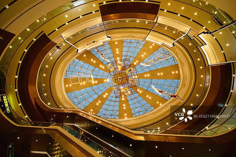 天花板房顶屋面金碧辉煌特写图片素材