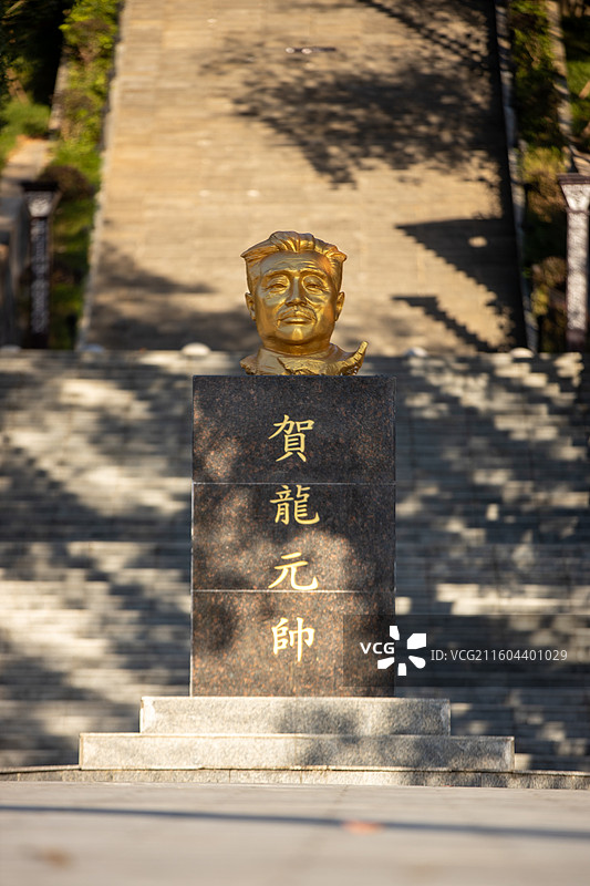 湖北恩施鹤峰县满山红景区、湘鄂边苏区革命烈士陵园图片素材