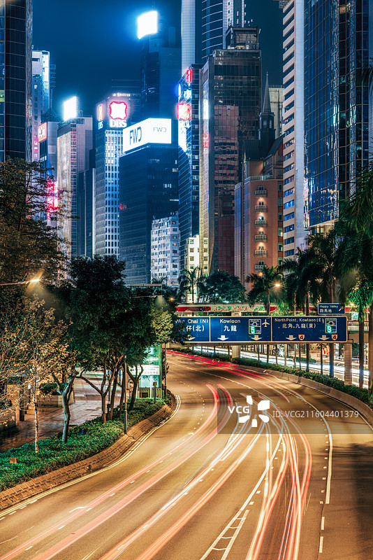 香港肌理，百年街景与玻璃幕墙的时空碰撞图片素材