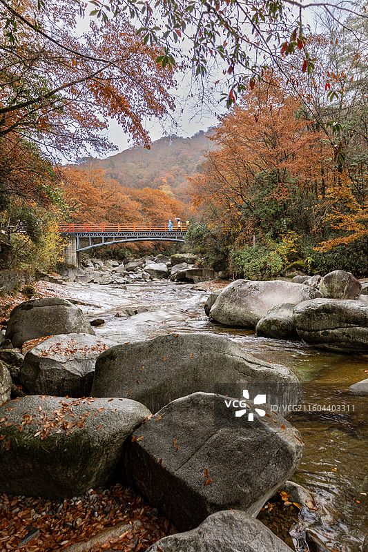 巴中光雾山风景区红叶风光图片素材