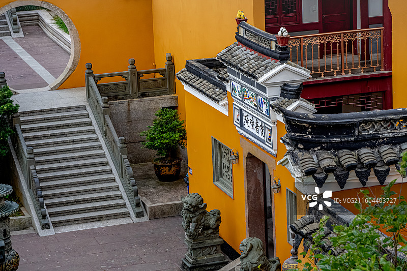 梵音嘹亮 普陀山海天佛国 梵音古洞 梵音洞 普陀十二胜景图片素材