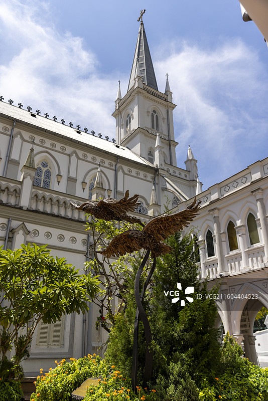 新加坡赞美广场CHIJMES修道院图片素材