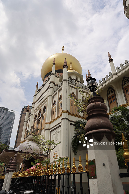 新加坡哈芝巷苏丹回教堂图片素材
